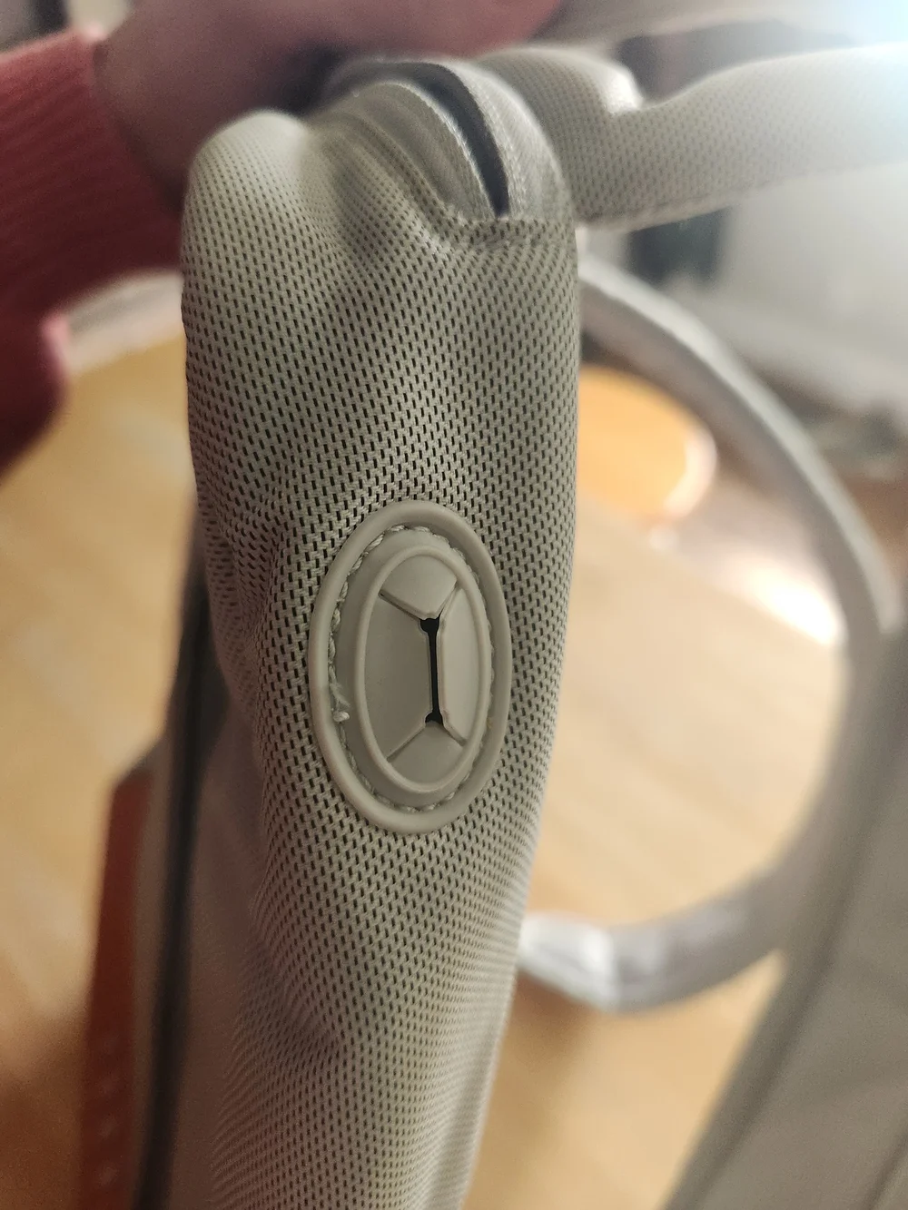 Tumi T Tech Two-Tone Gray and Orange Sling Backpack - Picture 7 of 7